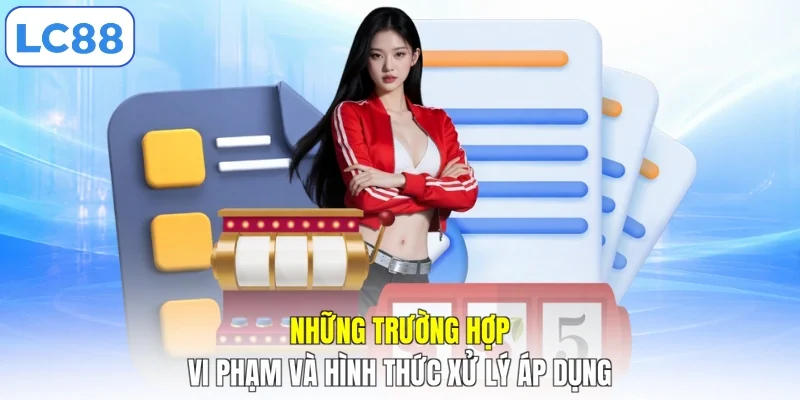 Những trường hợp vi phạm và hình thức xử lý áp dụng